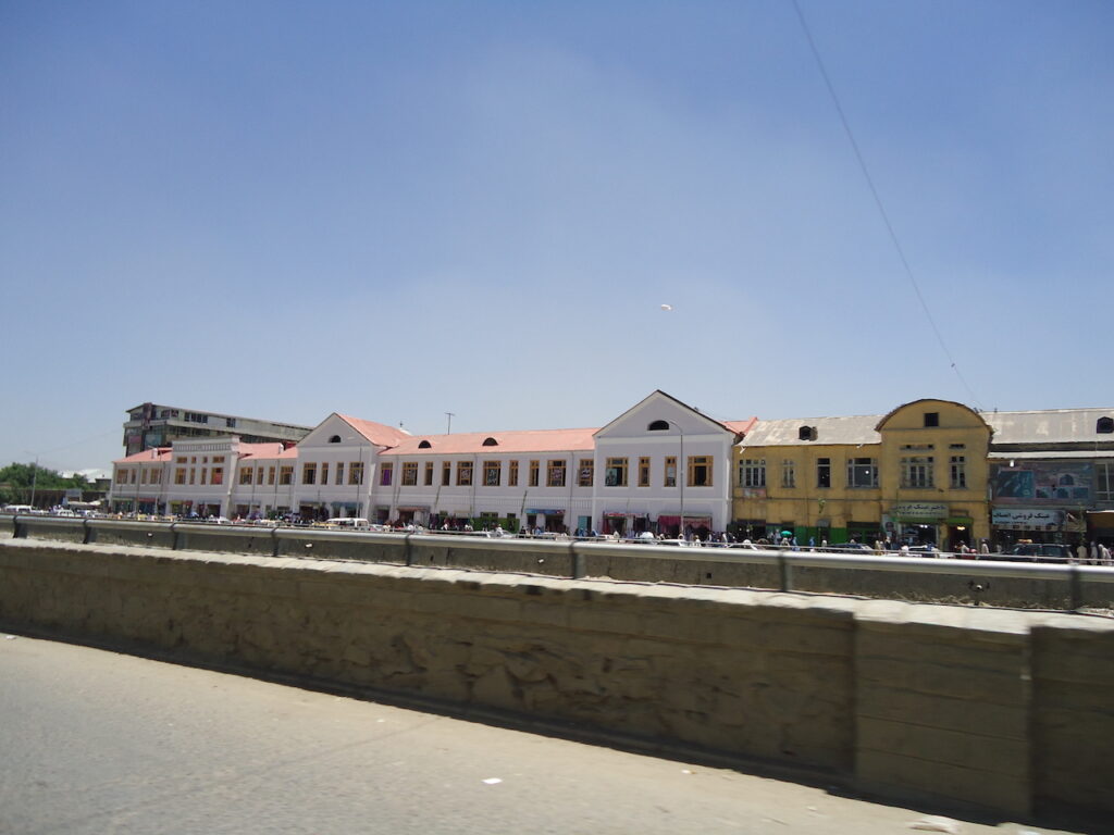 Buildings at Mandawi Market in Kabul