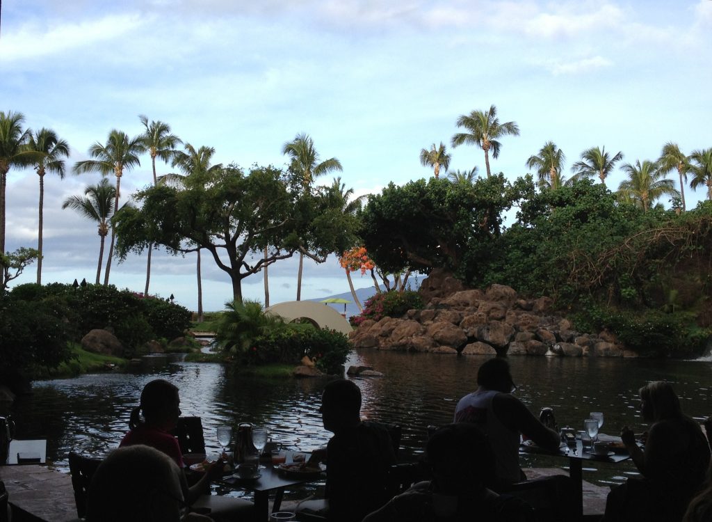 Hyatt Regency Maui restaurants like Swan Court offer incredible views