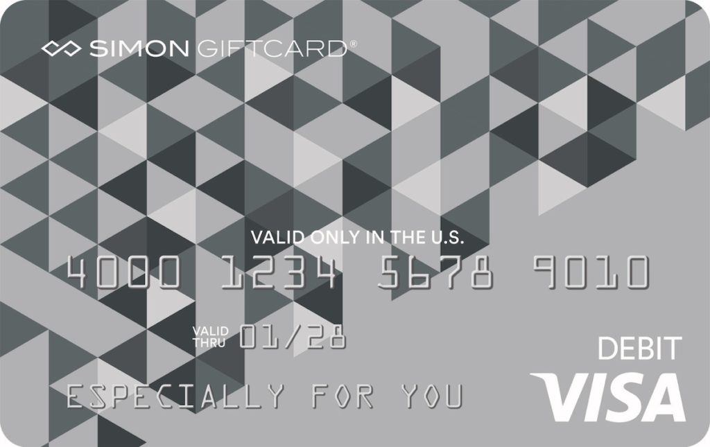 Simon Mall Visa Gift Card 0