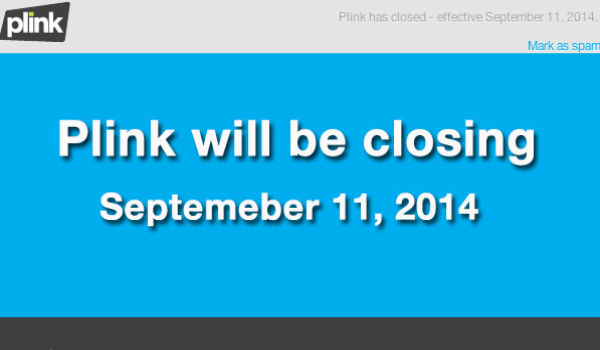 Plink App Shuts Down