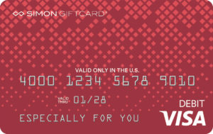 Simon Mall Visa Gift Card