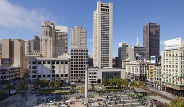 View from the Grand Hyatt San Francisco Source: Hotel website