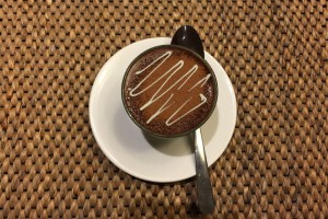 Chocolate mousse dessert at Villa Bulung Daya in Antap, Bali