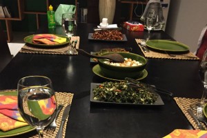 Traditional balinese dinner at Villa Bulung Daya