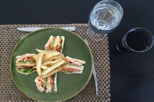 Sandwiches for lunch at Villa Bulung Daya