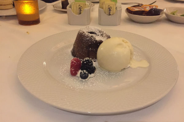 Chocolate Cake Dessert Hyatt Ziva Los Cabos French Restaurant