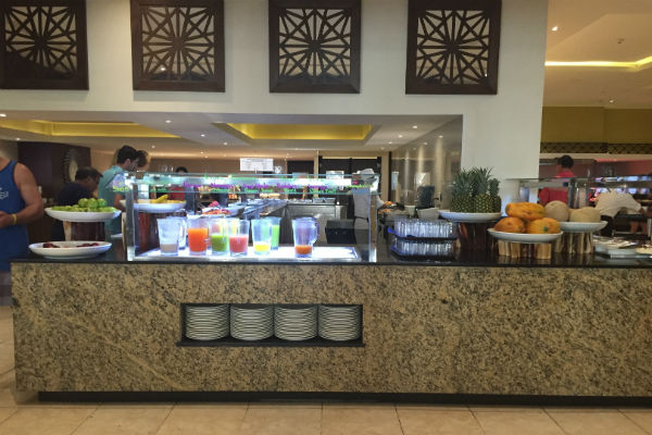 La Plaza Buffet at Hyatt Ziva Los Cabos Juice station