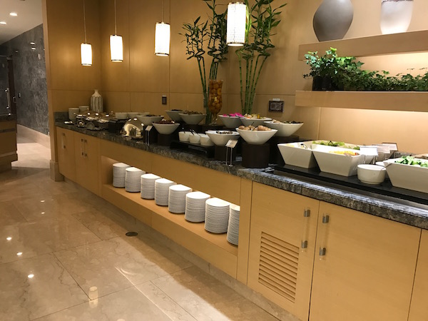 Conrad Makkah Al Mearaj Restaurant Breakfast Buffet Salad Bar