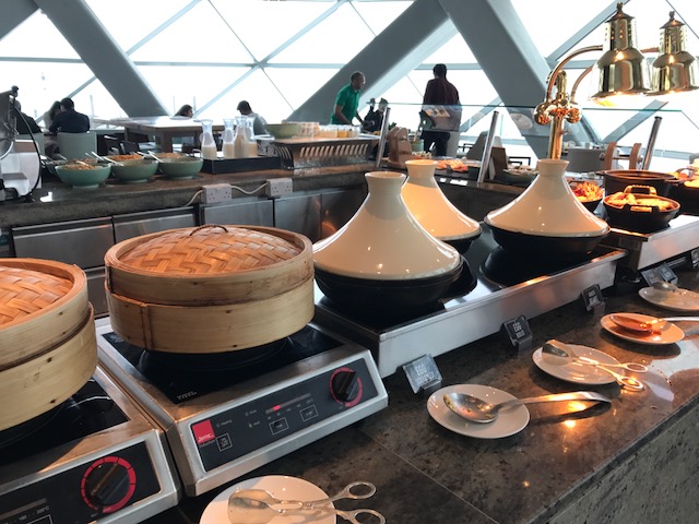 Hyatt Abu Dhabi 18 Degrees Diamond Breakfast Hot Items