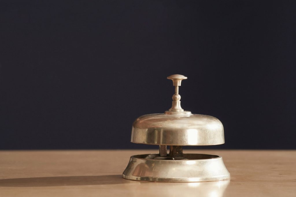 Hotel Front Desk Service Bell