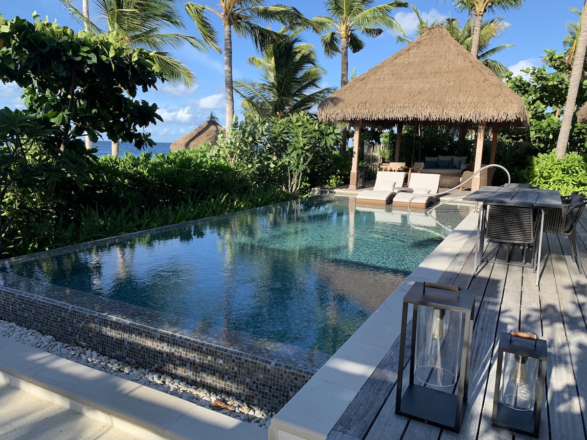 Waldorf Astoria Maldives beach villa with private pool