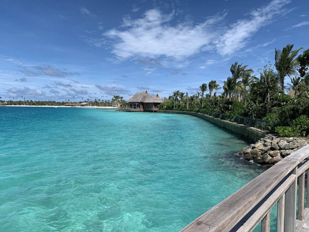 Waldorf Astoria Maldives resort grounds