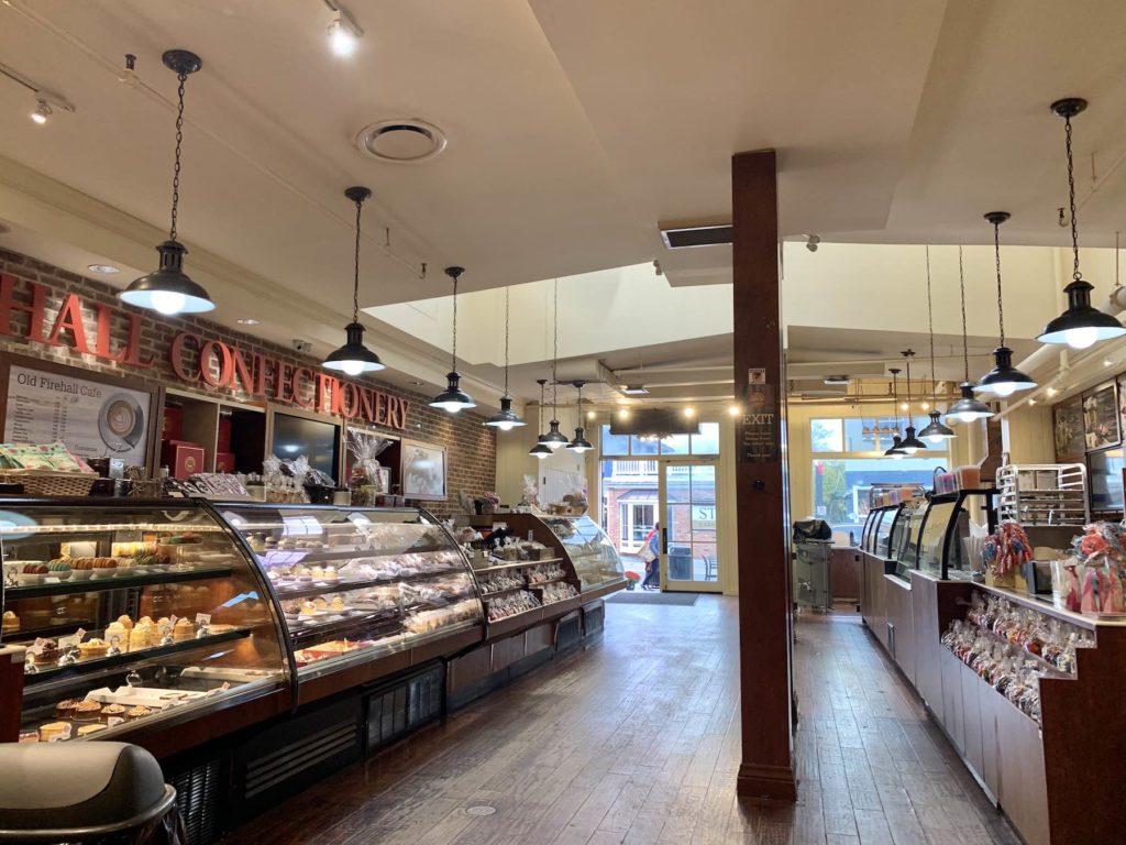 Old Firehall Confectionery interior