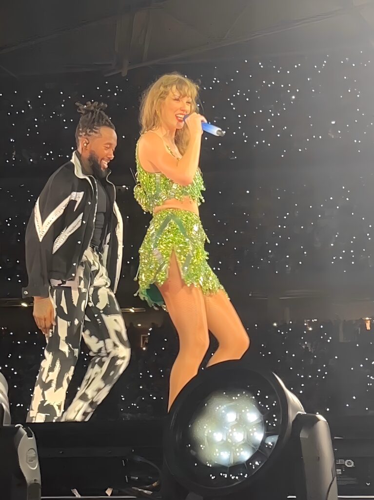 Taylor Swift performing Style at Eras Tour Singapore