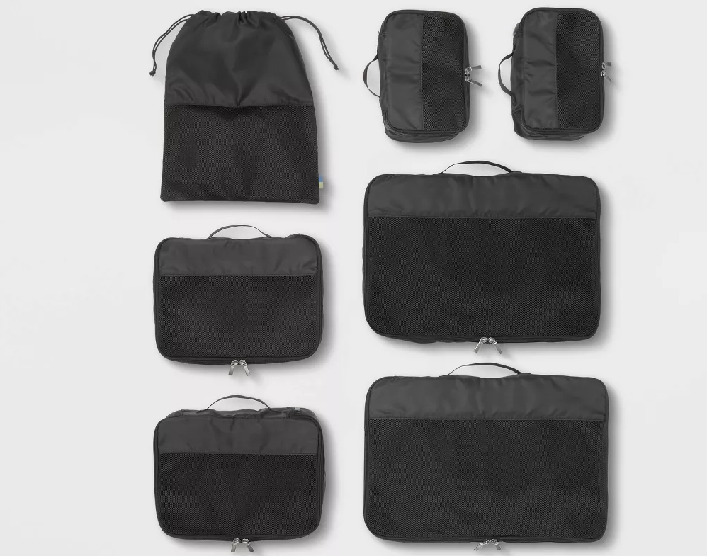 Target open story packing cubes