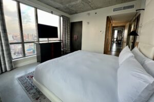 50 bowery suite bedroom overlooking manhattan