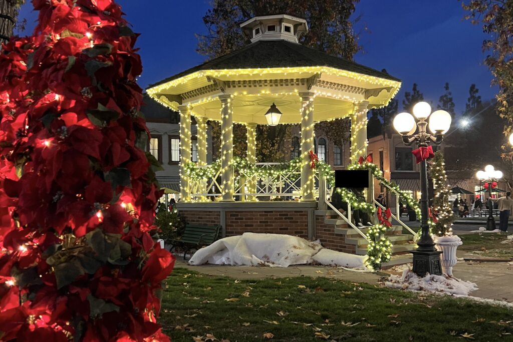 Stars Hollow gazebo at Warner Bros Studios