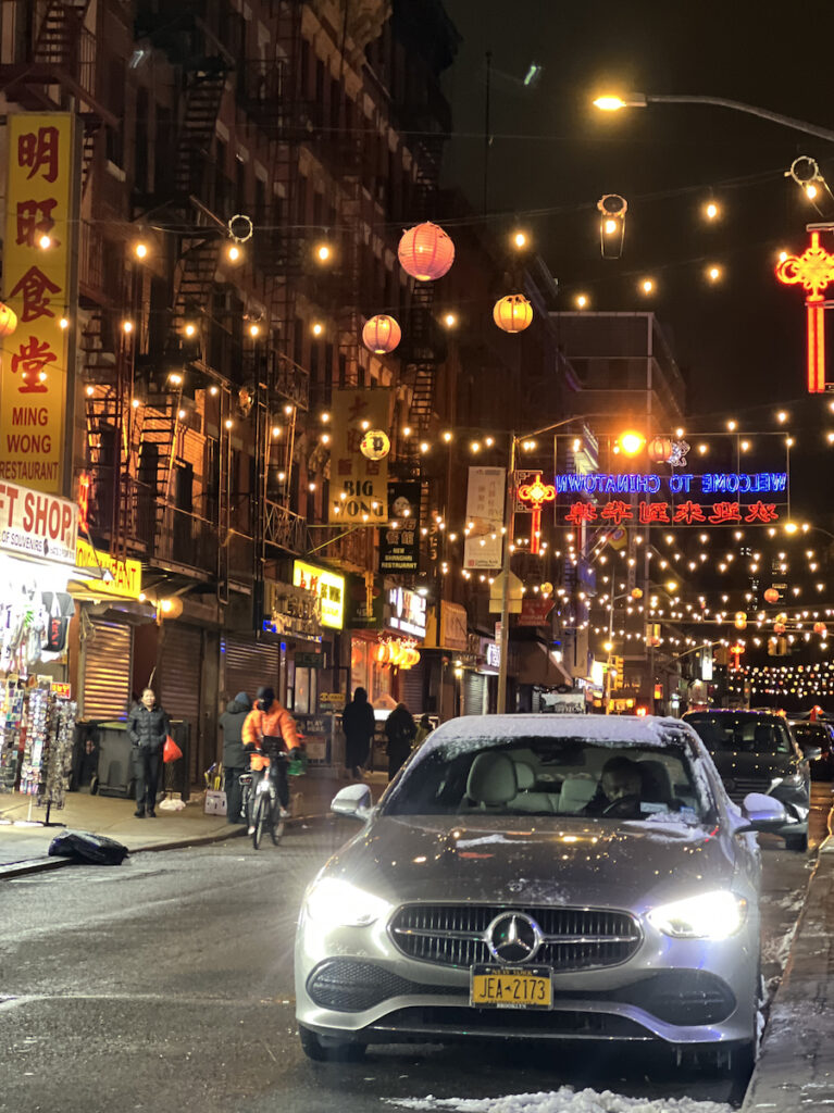 nyc chinatown at night